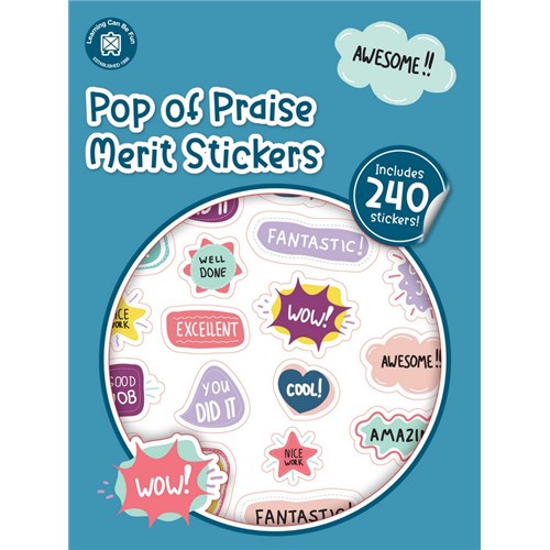 Pop of Praise Merit Sticker Book